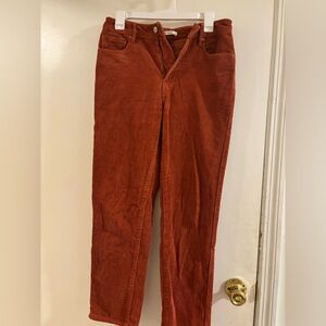 PacSun Burnt Orange Corduroy Pants